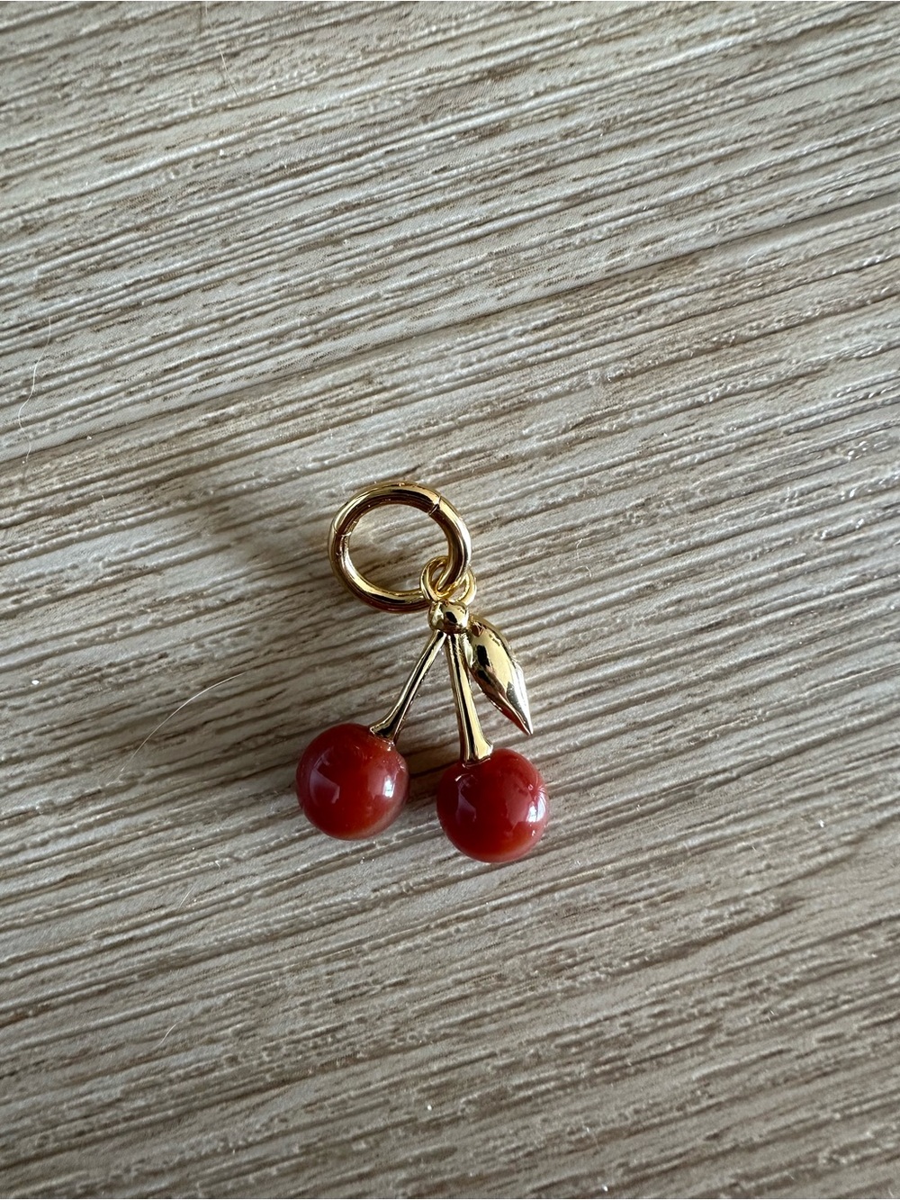 New Madewell Semi-Precious Cherry Charm - Picture 2 of 2